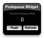 Postqueue Widget screenshot